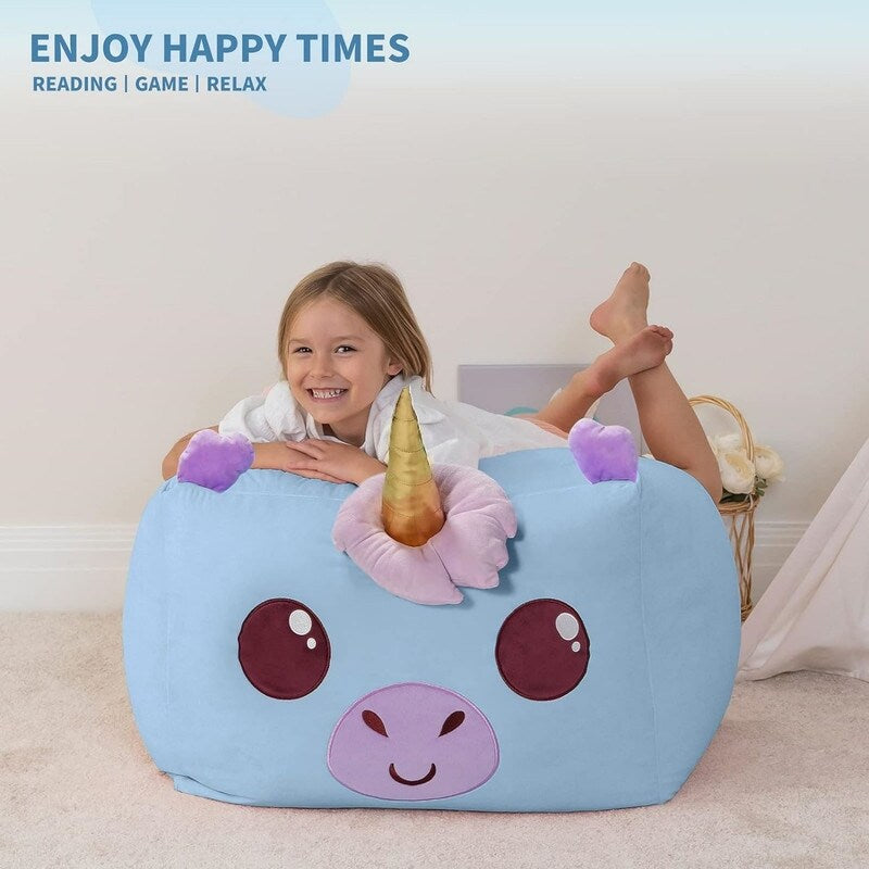 X-Large Stuffable Zipper Bean Bag Chair