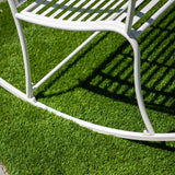 XBrand 44.5"L Iron Sun-Patterned Seat for Two Indoor/Outdoor Rocking Bench