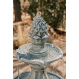 XBrand 51 in Tall 3-Tier Freestanding Waterfall Fountain, Outdoor Garden, Yard, Lawn, Porch Décor