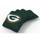 Wild Sports XL NFL Bean Bags for Tailgate Toss Set, Packers