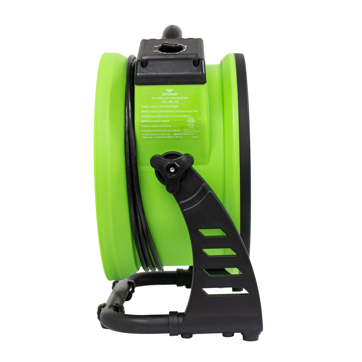 XPOWER Variable Speed Pro 13 Brushless DC Motor Air Circulator Utility Fan with Timer