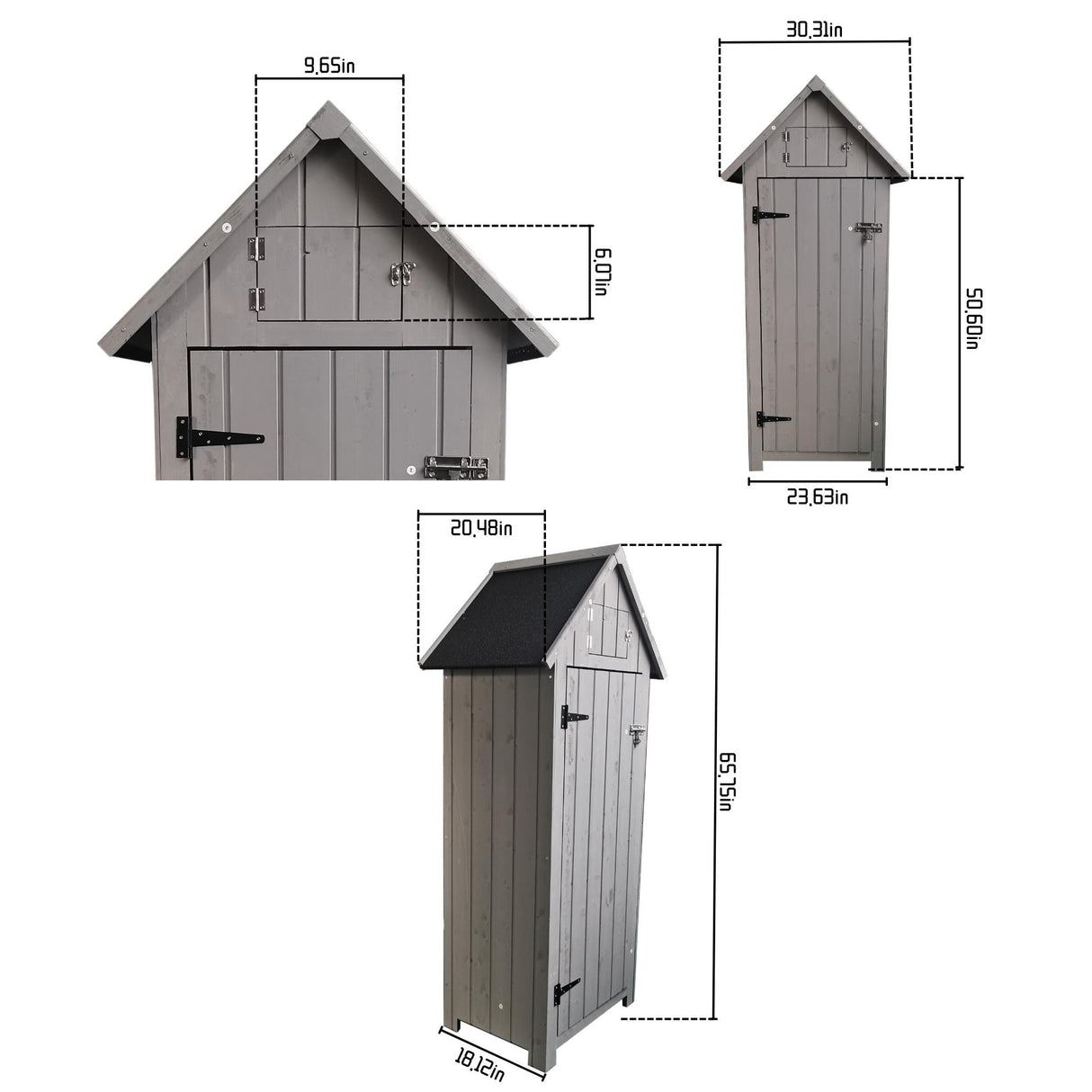 XWT007 Versatile Outdoor Storage Shed Perfect for Gardening Essentials
