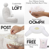 XXL Husband Pillow Cover Only - Ultra Rare Baby Backrest Pillowcase Set, 2-tone Reversible Double Sided Fabulous Faux Fur