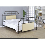 Xava Antique Black/Beige Queen Bed