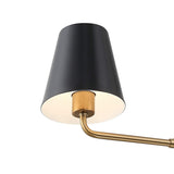Xavier 2 Light Vibrant Gold Chandelier - 42"W x 15"H