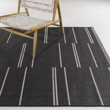 Xavier Modern Striped Indoor/Outdoor Area Rug