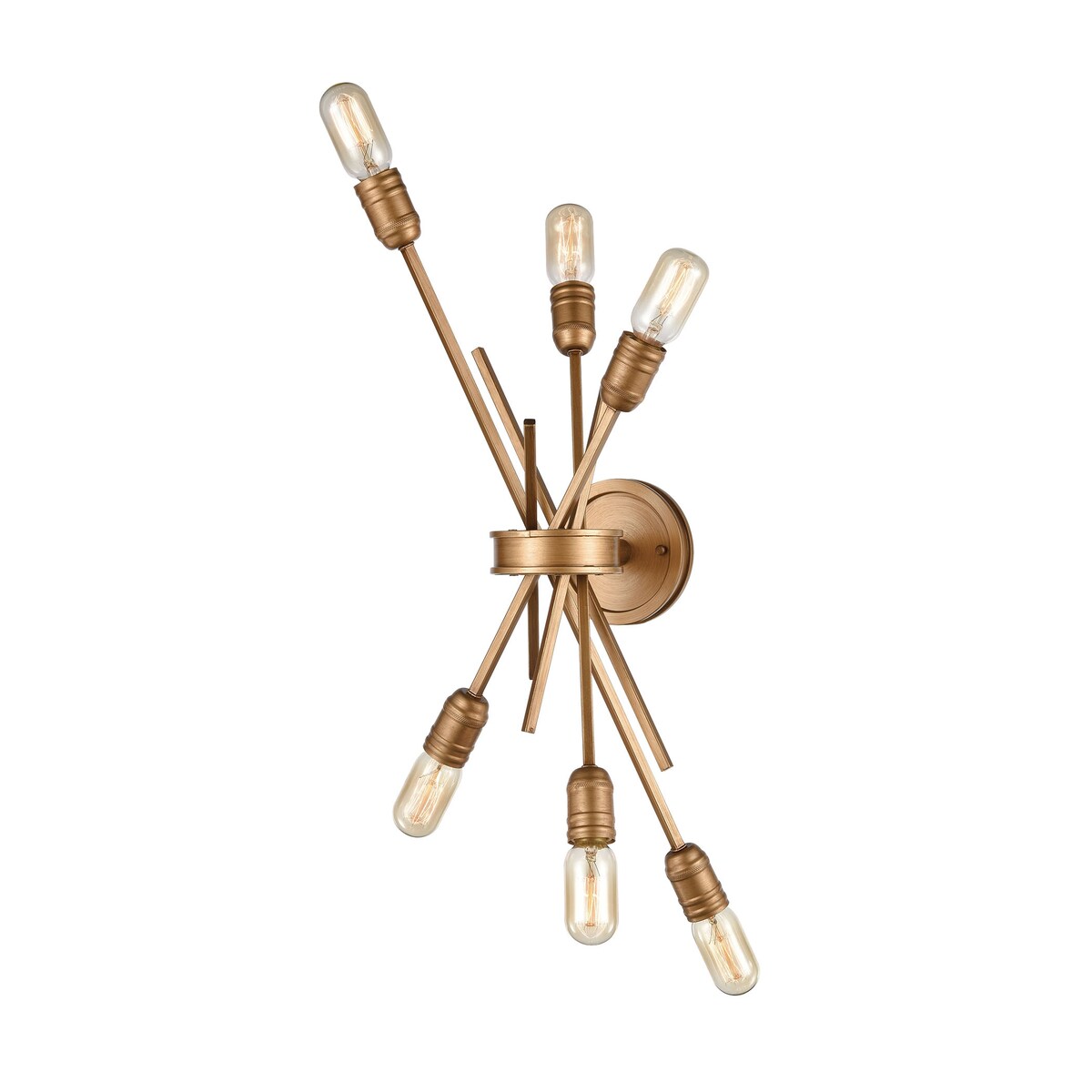 Elk Home Xenia Matte Gold 10 Inch Wide 6 Light Sconce
