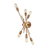 Elk Home Xenia Matte Gold 10 Inch Wide 6 Light Sconce