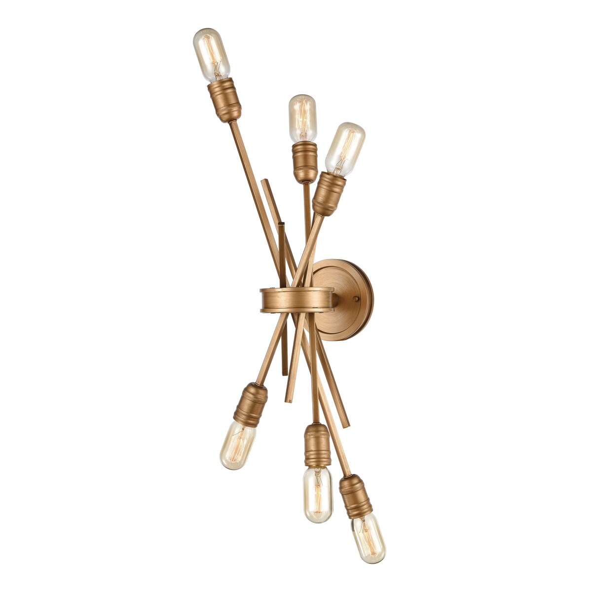 Elk Home Xenia Matte Gold 10 Inch Wide 6 Light Sconce