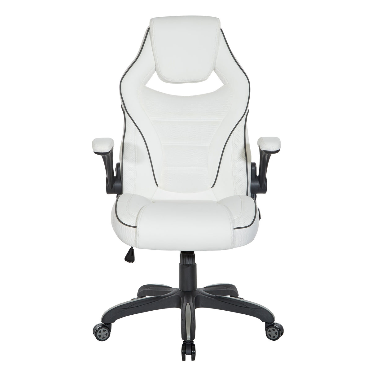 Xeno Gaming Chair in Faux Leather with Color Accents