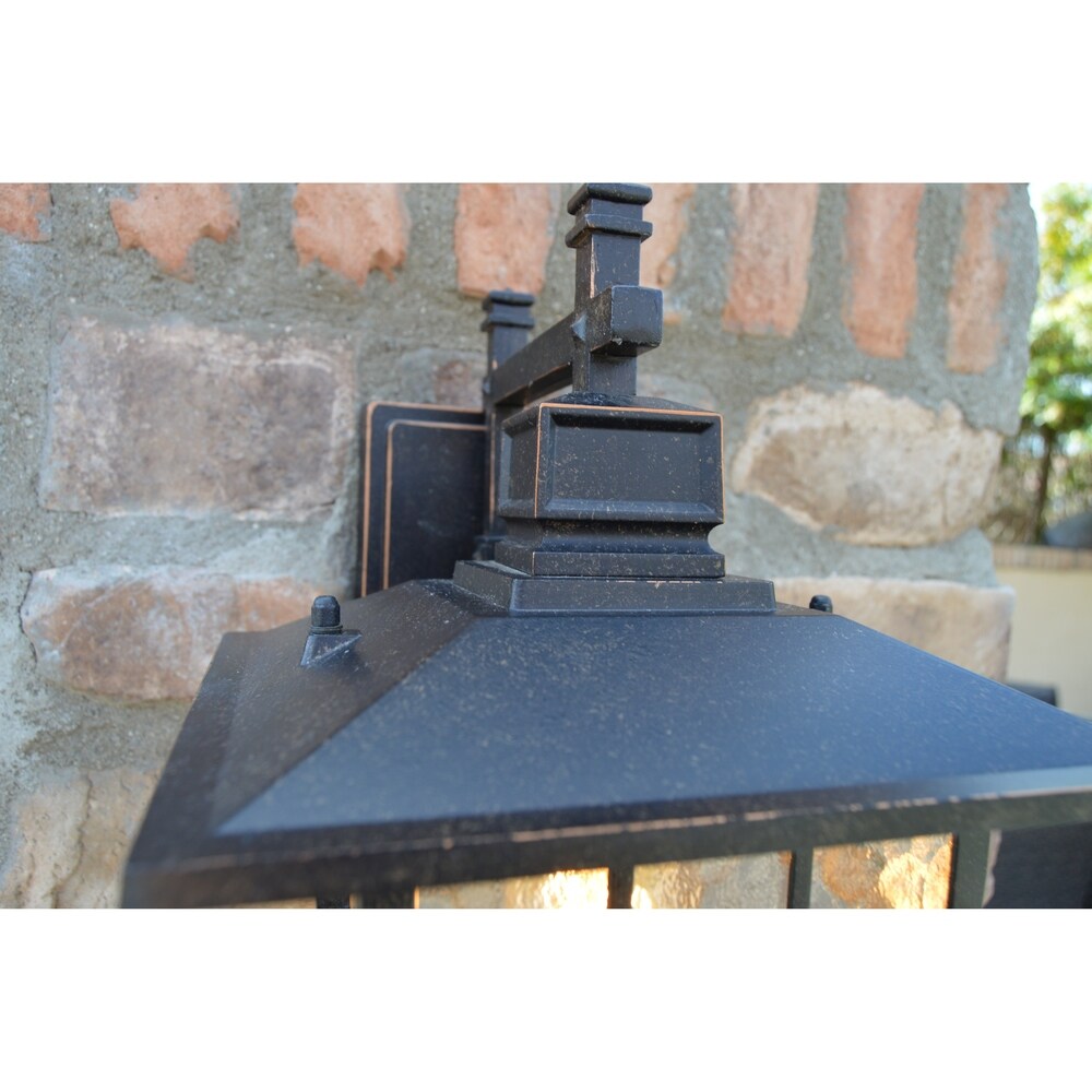 AA Warehousing Cullen 1 Light Exterior Light in Oil Rubbed Bronze