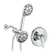 YASINU Dual 2 in 1 Shower Faucet Set with Valve Shower System Kit