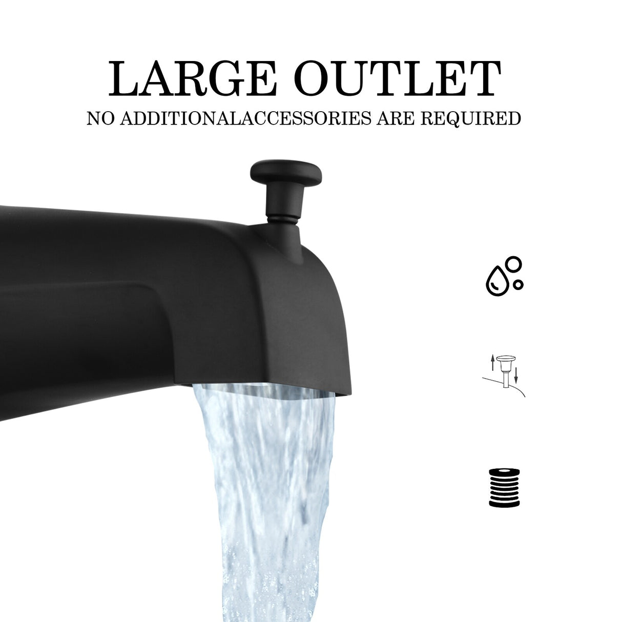 YASINU Handheld Shower Slide Bar Shower Faucets Sets Complete Including Rough-in Valve