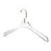 YBM Home Quality Acrylic Clear Coat Hangers, Without Bar