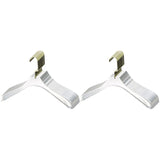 YBM Home Quality Acrylic Clear Coat Hangers, Without Bar