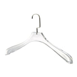 YBM Home Quality Acrylic Clear Coat Hangers, Without Bar