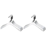 YBM Home Quality Acrylic Clear Coat Hangers, Without Bar