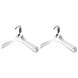 YBM Home Quality Acrylic Clear Coat Hangers, Without Bar