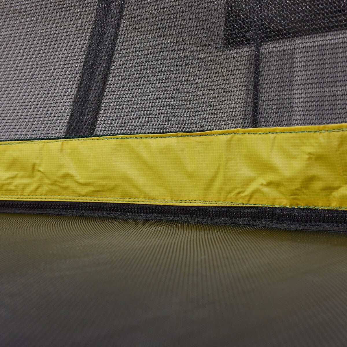 12FT Recreational Trampolines with Enclosure for Kids and Adults with Patented Fiberglass Poles - Pumpkin Blue