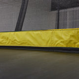 12FT Recreational Trampolines with Enclosure for Kids and Adults with Patented Fiberglass Poles - Pumpkin Blue