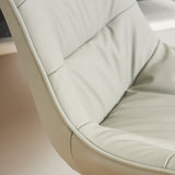 Adjustable Bar Stools Set of 2 Faux Leather Swivel Bar Chairs