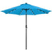 Yaheetech 9FT Patio Umbrella with 32 LED Lights Market Umbrella with 8 Ribs