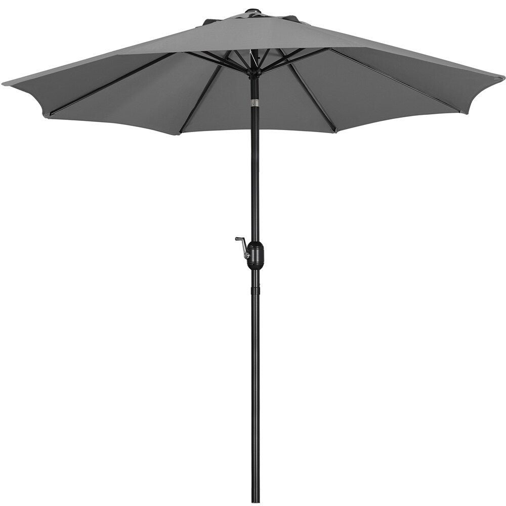 Yaheetech 9FT Patio Umbrella,8 Ribs Market Umbrella With Push Button