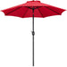 Yaheetech 9FT Patio Umbrella,8 Ribs Market Umbrella With Push Button