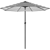 Yaheetech 9FT Patio Umbrella,8 Ribs Market Umbrella With Push Button