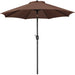 Yaheetech 9FT Patio Umbrella,8 Ribs Market Umbrella With Push Button