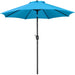 Yaheetech 9FT Patio Umbrella,8 Ribs Market Umbrella With Push Button