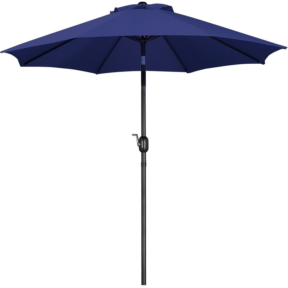 Yaheetech 9FT Patio Umbrella,8 Ribs Market Umbrella With Push Button