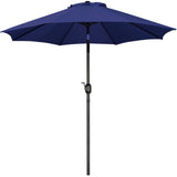 Yaheetech 9FT Patio Umbrella,8 Ribs Market Umbrella With Push Button