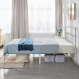 Yaheetech Classic Iron Bed Metal Bed Frames with High Headboard
