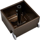 Yaheetech Portable Metal Umbrella Base Stand with Fillable Planter