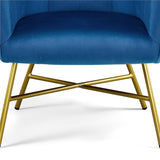 Yaheetech Velvet fabric Accent Chair Upholstered Dining Chair