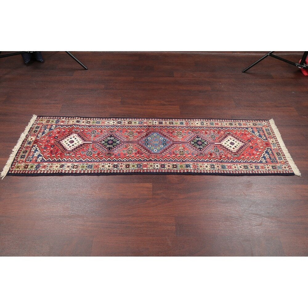 Copper Grove Outokumpu Tribal Geometric Hand-knotted Wool Heirloom Item Runner Rug - 6'2" x 2'0" Runner