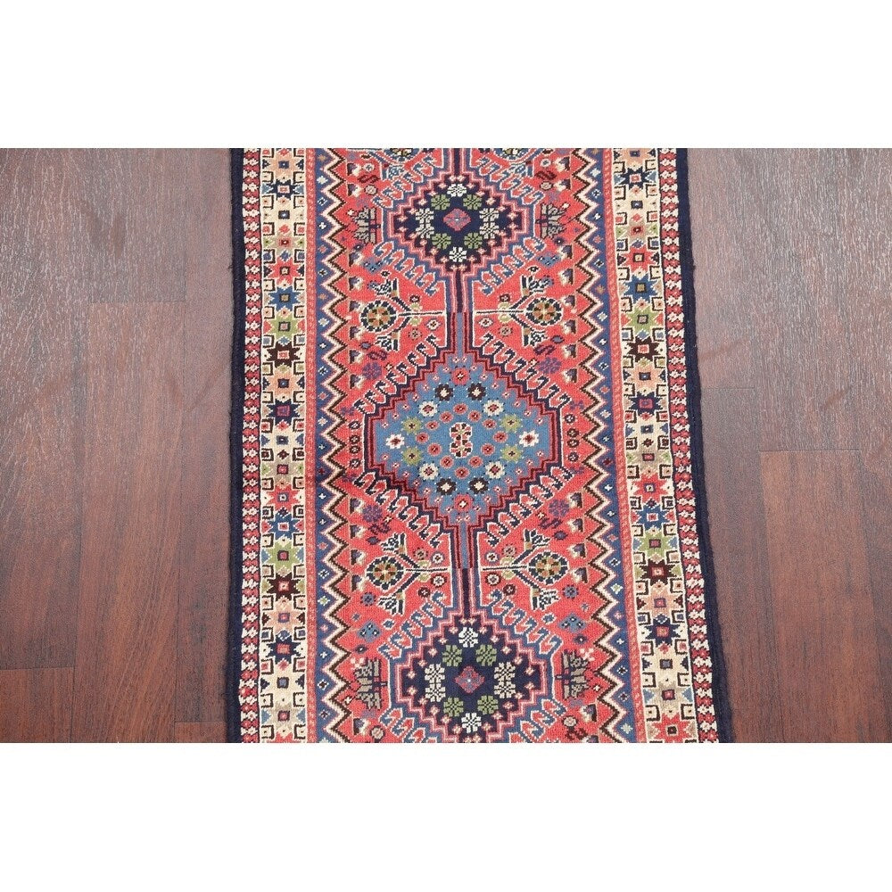 Copper Grove Outokumpu Tribal Geometric Hand-knotted Wool Heirloom Item Runner Rug - 6'2" x 2'0" Runner