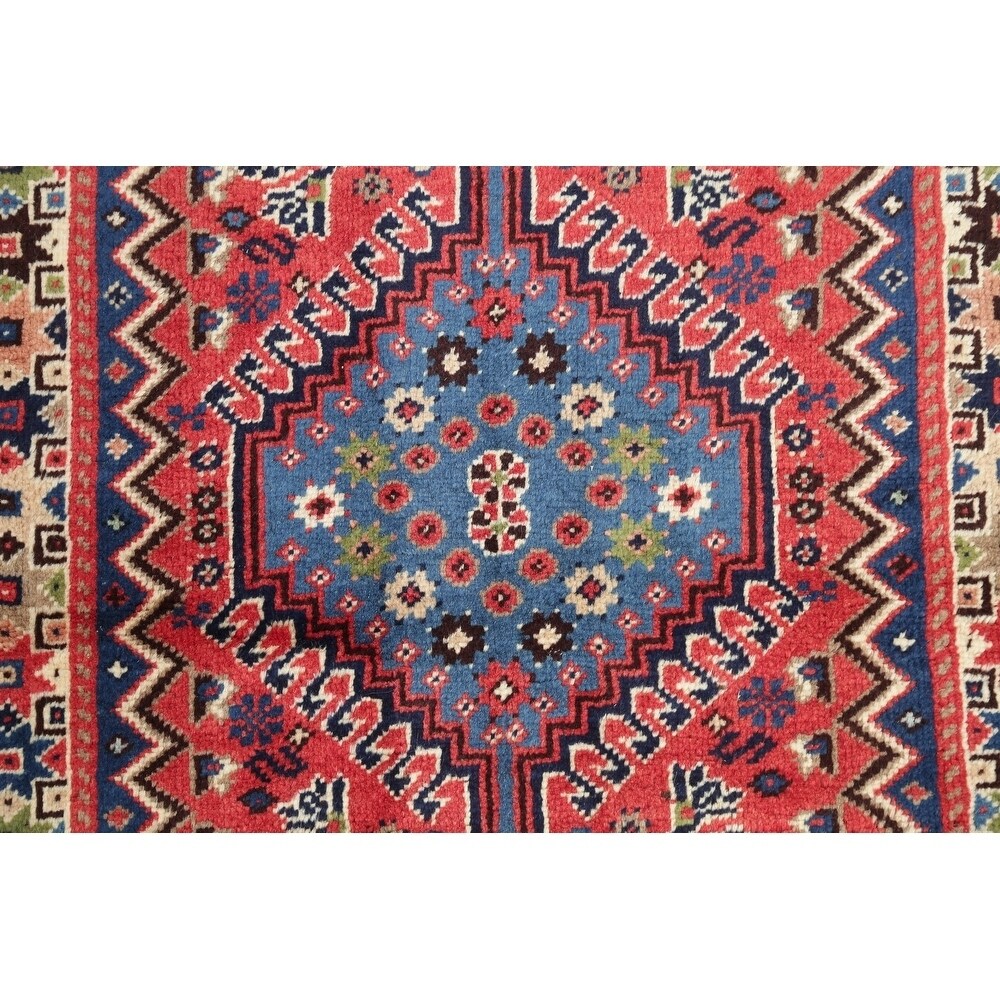 Copper Grove Outokumpu Tribal Geometric Hand-knotted Wool Heirloom Item Runner Rug - 6'2" x 2'0" Runner