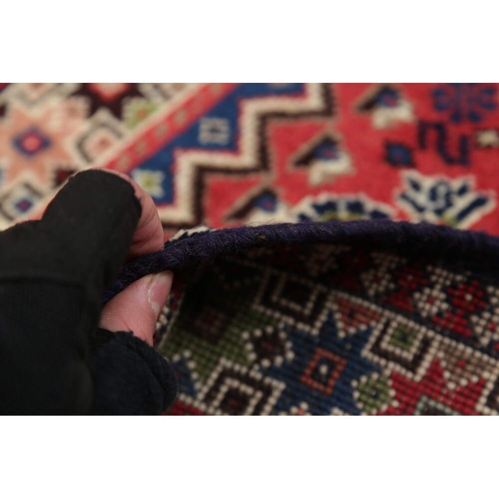 Copper Grove Outokumpu Tribal Geometric Hand-knotted Wool Heirloom Item Runner Rug - 6'2" x 2'0" Runner
