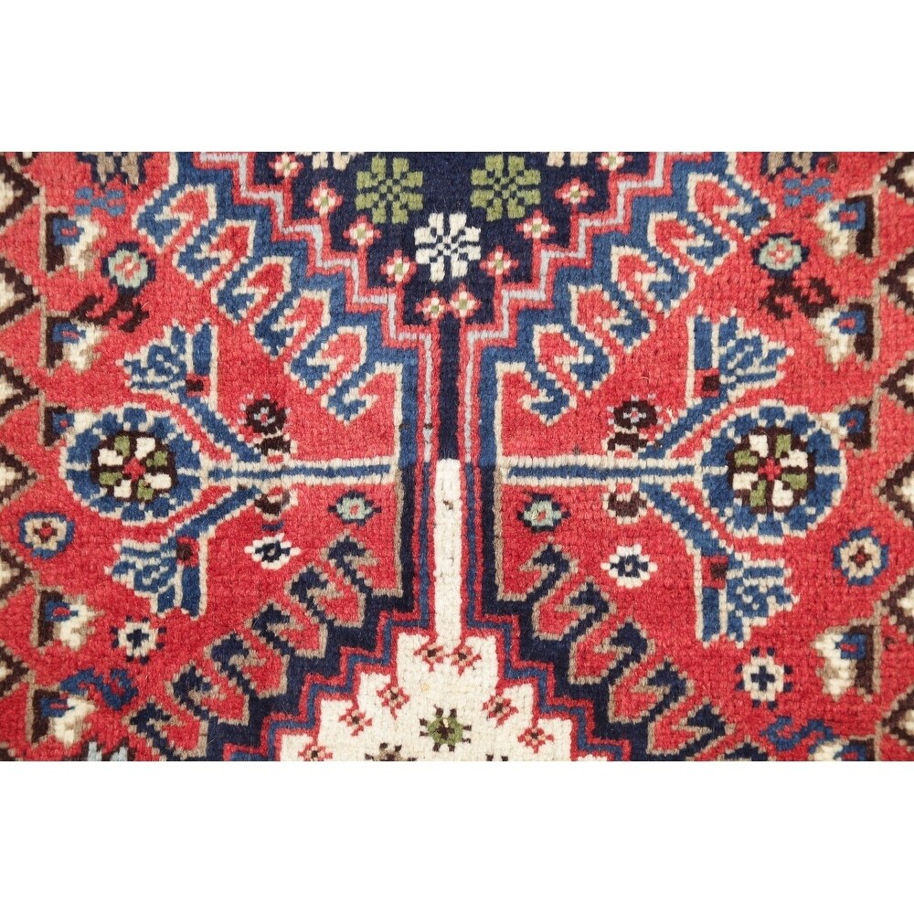Copper Grove Outokumpu Tribal Geometric Hand-knotted Wool Heirloom Item Runner Rug - 6'2" x 2'0" Runner