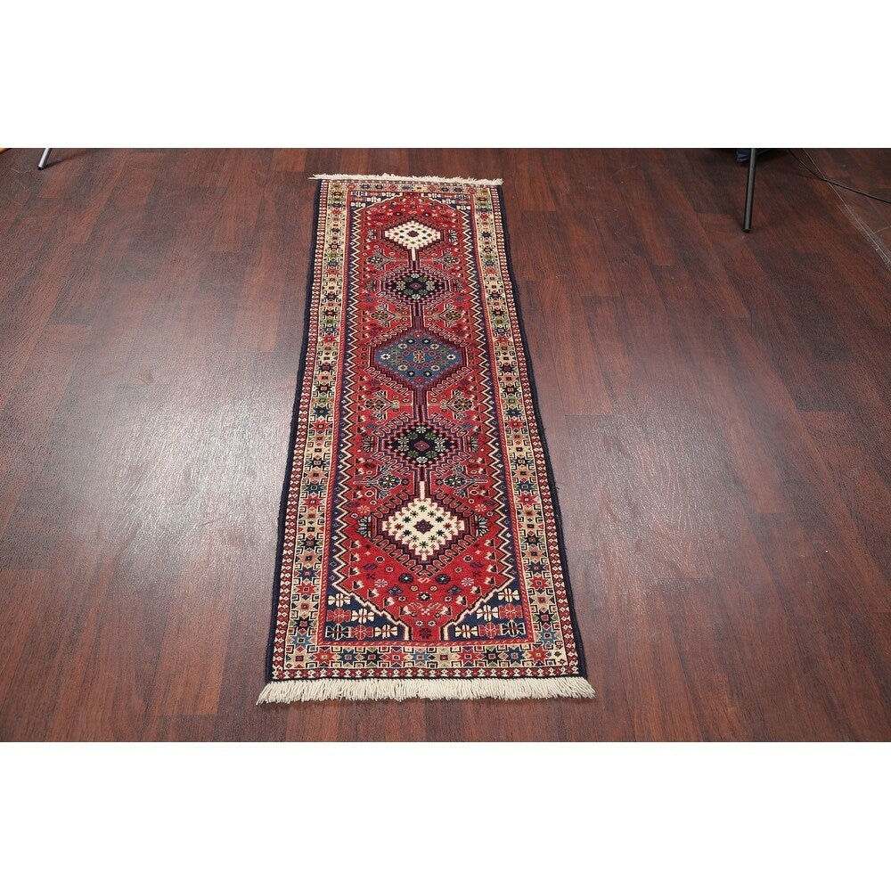 Copper Grove Outokumpu Tribal Geometric Hand-knotted Wool Heirloom Item Runner Rug - 6'2" x 2'0" Runner