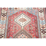 Yalameh Tribal Geometric SouthWestern Handmade Wool Persian Rug - 9'7" x 2'9" Runner