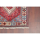 Yalameh Tribal Geometric SouthWestern Handmade Wool Persian Rug - 9'7" x 2'9" Runner