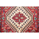 Yalameh Tribal Geometric SouthWestern Handmade Wool Persian Rug - 9'7" x 2'9" Runner