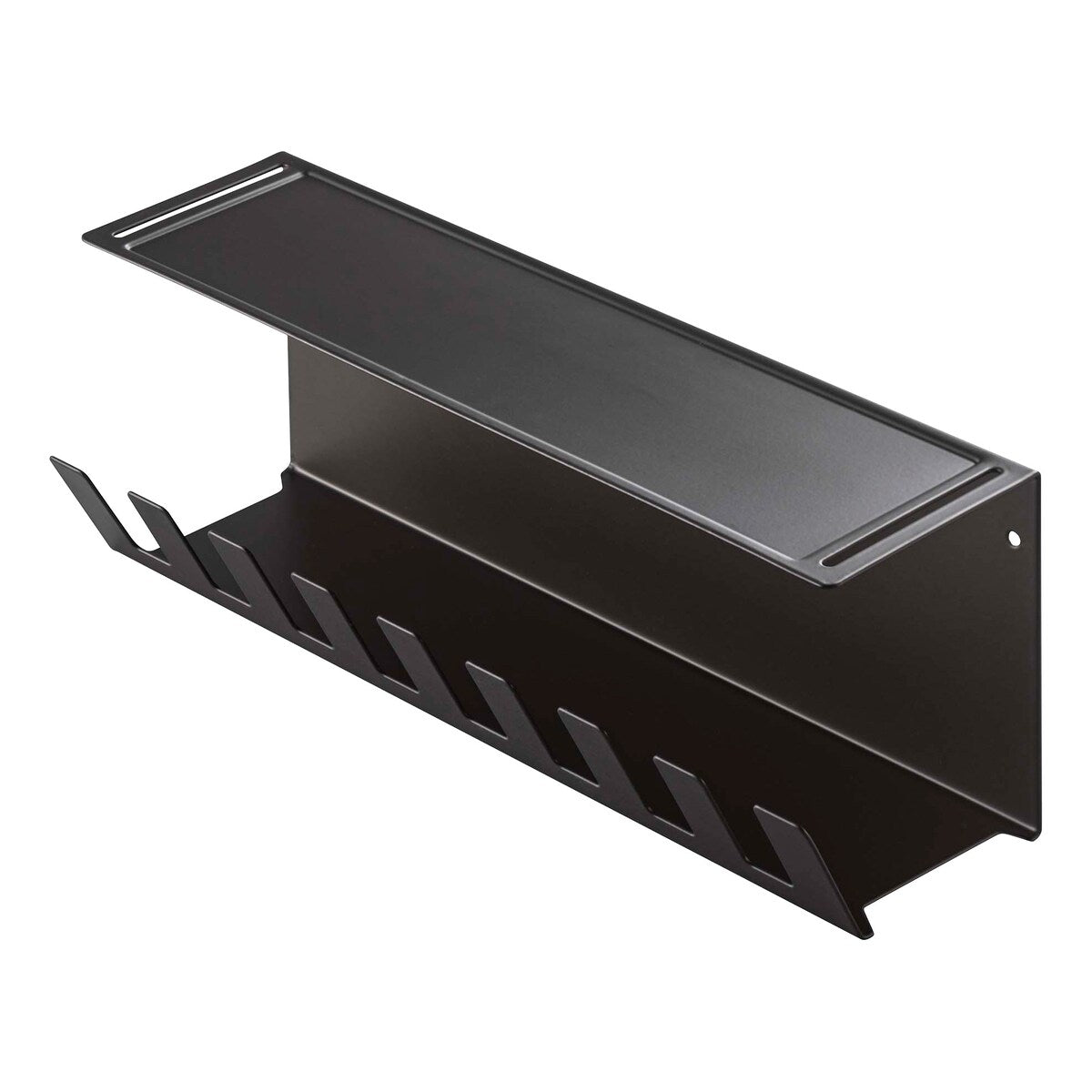 Yamazaki Home Under-Desk Cable Organizer, Steel - L 4.1 x W 13.4 x H 4.7 inches