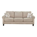 Yamhill Oatmeal 2-piece Rolled Arm Living Room Set