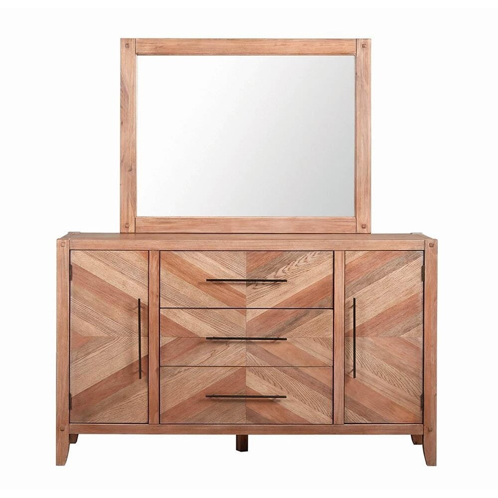 Yarmouth Beige 2-piece Upholstered Bedroom Set with Dresser