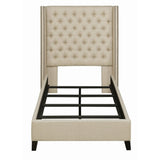 Yarmouth Beige 2-piece Upholstered Bedroom Set with Dresser