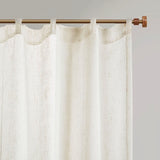 Yarn Dye Sheer Curtain Panel Pair(2 Pcs Window Panels)
